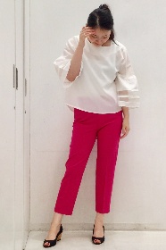 コーディネート　笑顔あふれる真夏のピンクパンツコーデ イオンモール千葉ニュータウン店